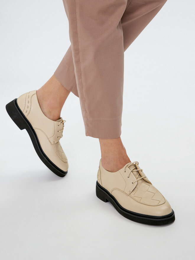 Clarks Oxfords Clarks Splend Weave 26176809 Εκρού