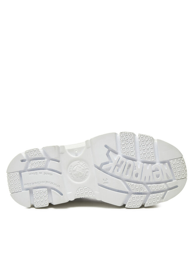 NEW ROCK Anfibi NEW ROCK M-MILI083CM-C56 Bianco