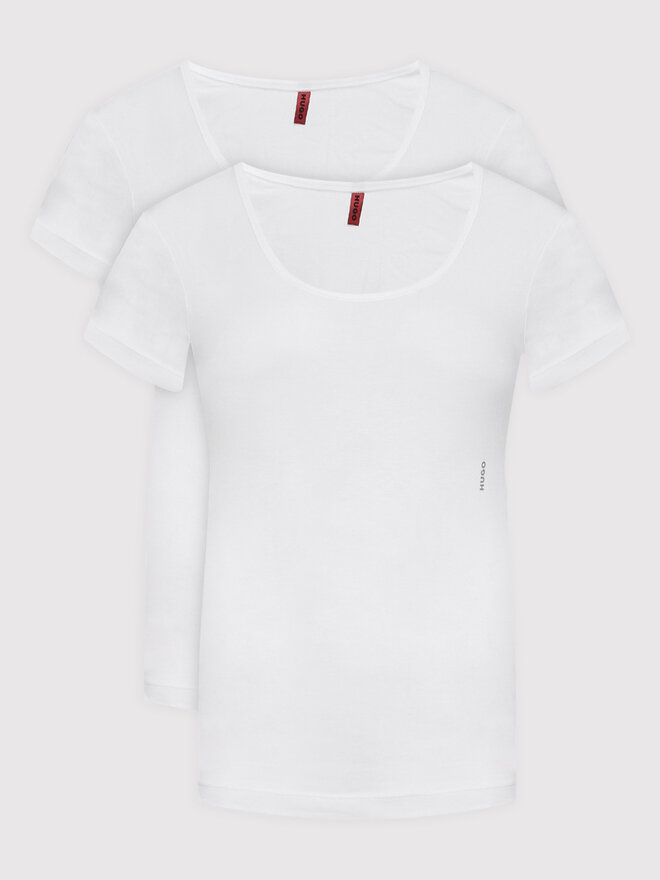 HUGO Hugo Σετ 2 T-Shirts Twin 50469660 Λευκό Regular Fit