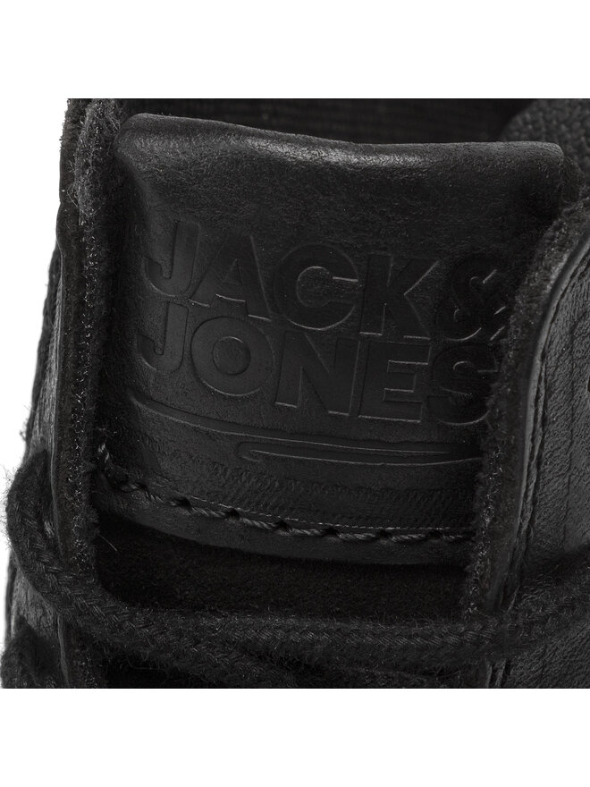 Jack&Jones Čižmy Jack&Jones Russel Leather 12155999 Čierna