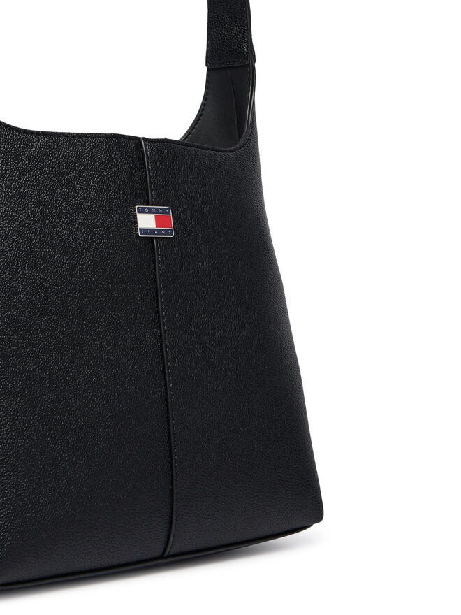 Tommy Jeans Handtasche Tommy Jeans Tjw City Bucket AW0AW19062 Schwarz