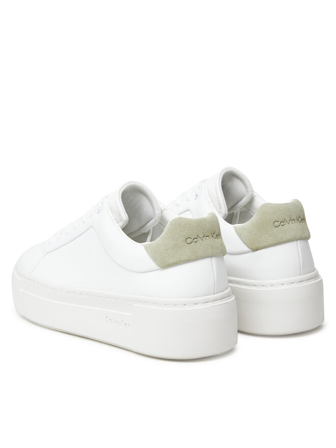 Calvin Klein Αθλητικά Calvin Klein Ff Cupsole Lace Up Lth HW0HW02570 Λευκό