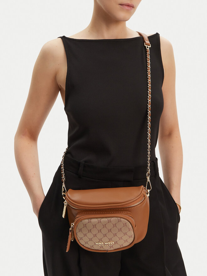 Nine West Дамска чанта Nine West CEO-OLIVIA-O24294 Кафяв