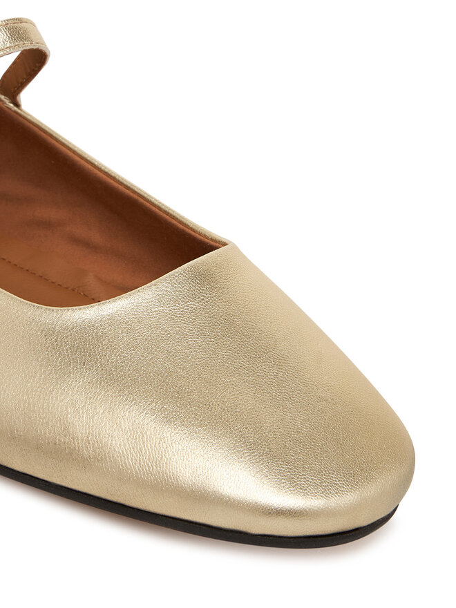 Tommy Hilfiger Ballerinas Tommy Hilfiger Hilfiger Gold Ballerinas FW0FW09320 Goldfarben