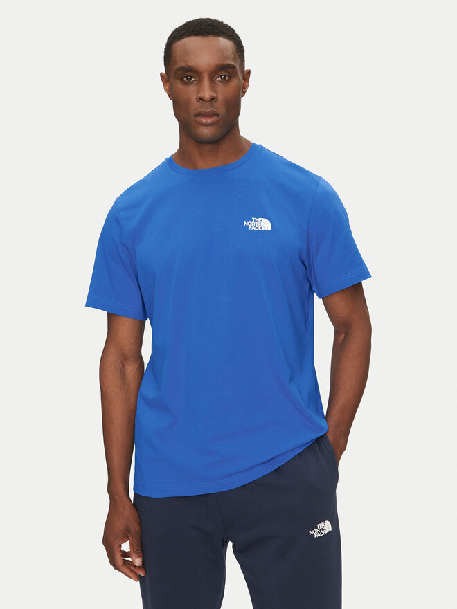 The North Face The North Face Majica Simple Dome NF0A87NG Modra Regular Fit