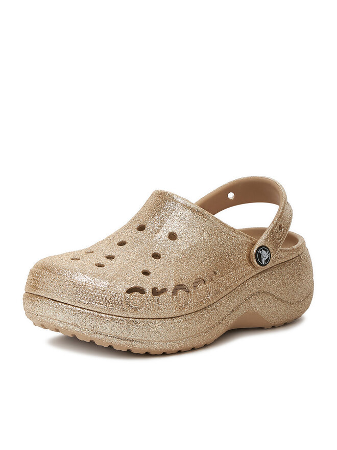 Crocs Παντόφλες Crocs BAYA PLATFORM CLOG 208459-212 Χρυσό