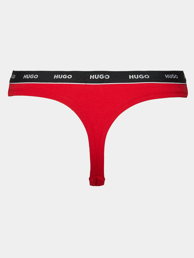 HUGO Hugo Стрінги Thong Stripe 50510622 Червоний