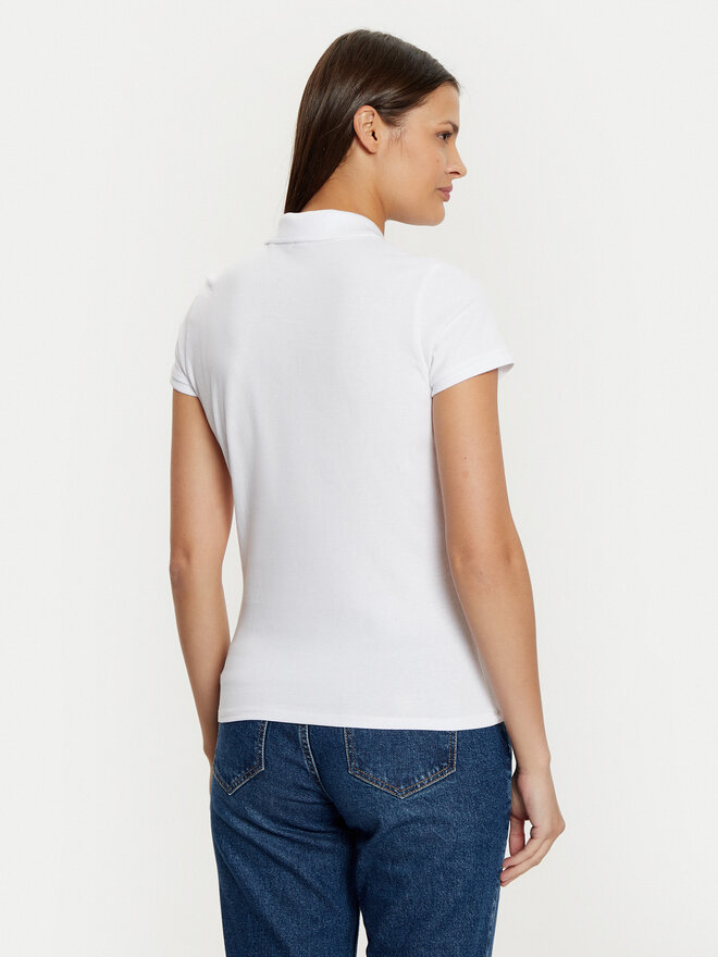 Guess Guess Poloshirt W4GP62 KBZV1 Weiß Slim Fit