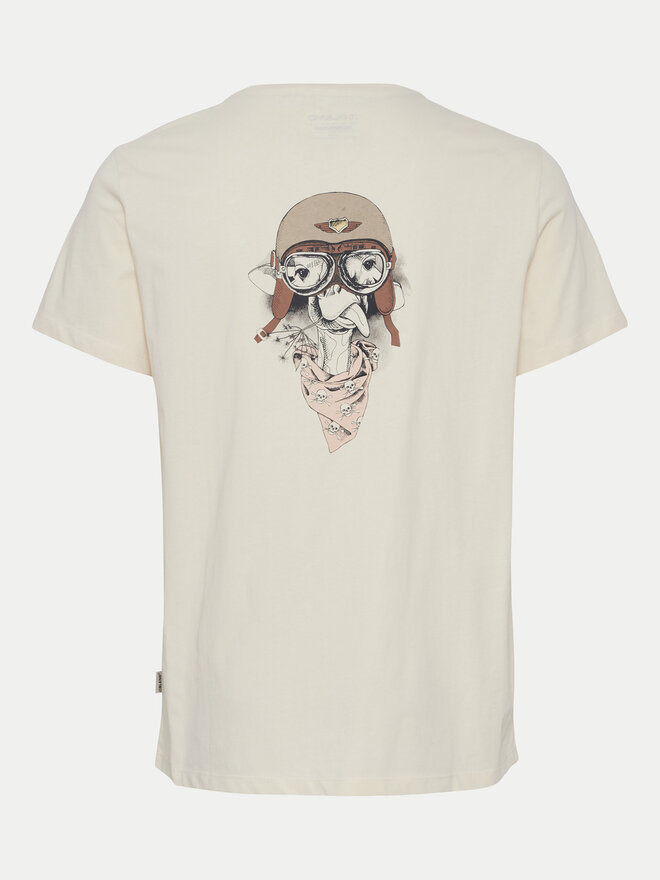Blend Blend T-Shirt 20716511 Écru Regular Fit