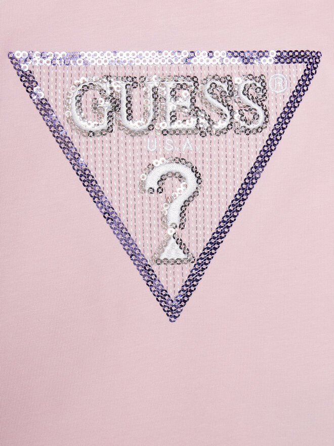 Guess Guess Camiseta K4GI11 K6YW4 Rosa Regular Fit