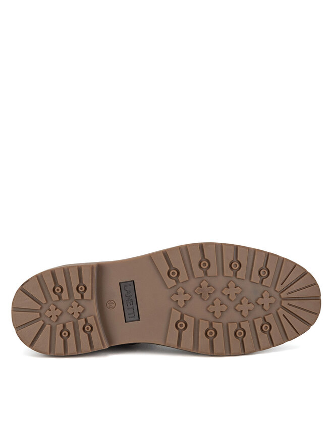 Lanetti Schnürschuhe Lanetti MBS-6997-10 Braun