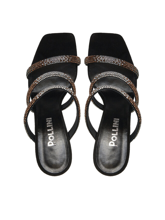 Pollini Klapki Pollini SA28179C1ITAS000 Czarny