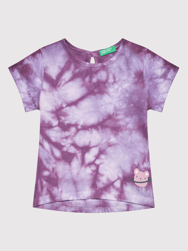 United Colors Of Benetton United Colors Of Benetton Marškinėliai 3085G103E Violetinė Regular Fit