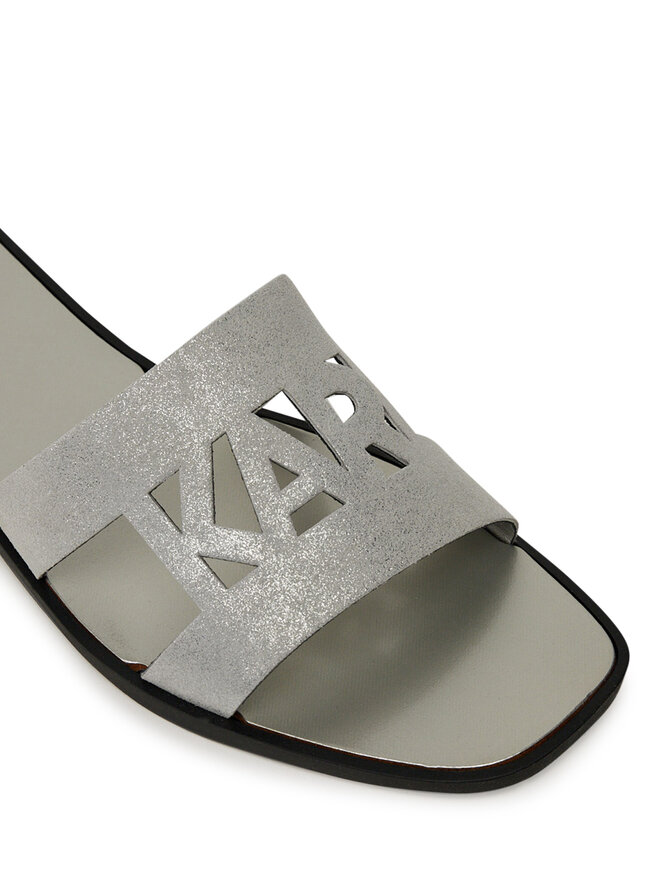 KARL LAGERFELD Şlapi KARL LAGERFELD Skoot II KL80402 Argintiu