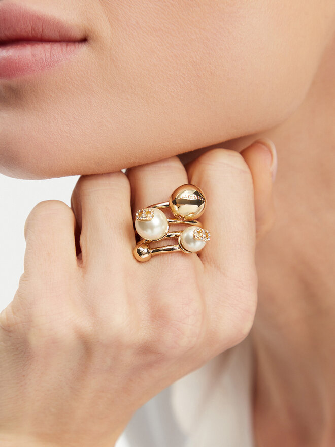 TWINSET Anillo TWINSET 251TA4035 Oro