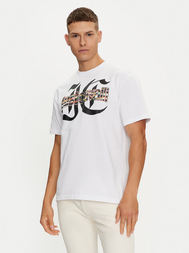 Just Cavalli Just Cavalli Camiseta 76OAHG12 Blanco Regular Fit