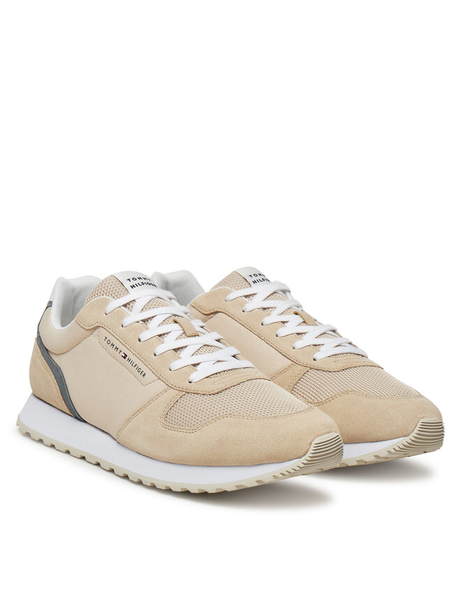 Tommy Hilfiger Снікерcи Tommy Hilfiger New Eva Runner Summer Nylon Pop FM0FM05427 Бежевий