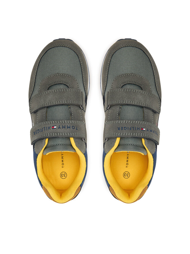 Tommy Hilfiger Sneakers Tommy Hilfiger Low Cut Velcro Sneaker T1X9-35253-1960 S Grün