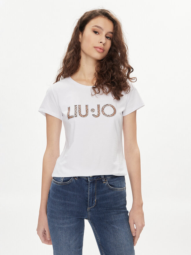 Liu Jo Liu Jo Camiseta VA4105 JS003 Blanco Regular Fit