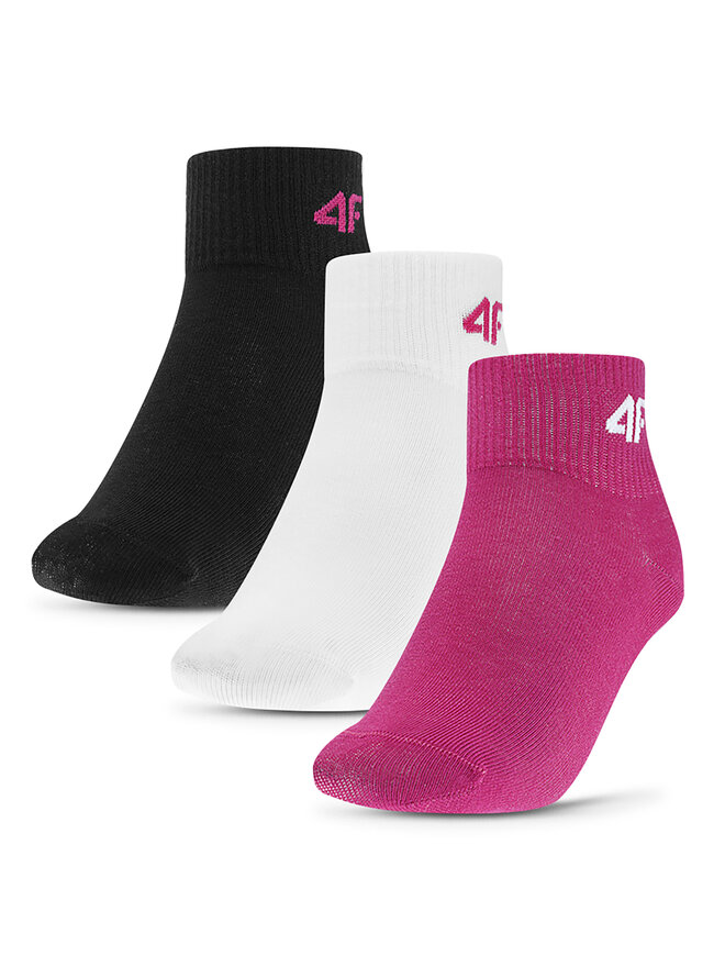 4F 3er-Set niedrige Kindersocken 4F 4FJWAW23USOCF228 Bunt