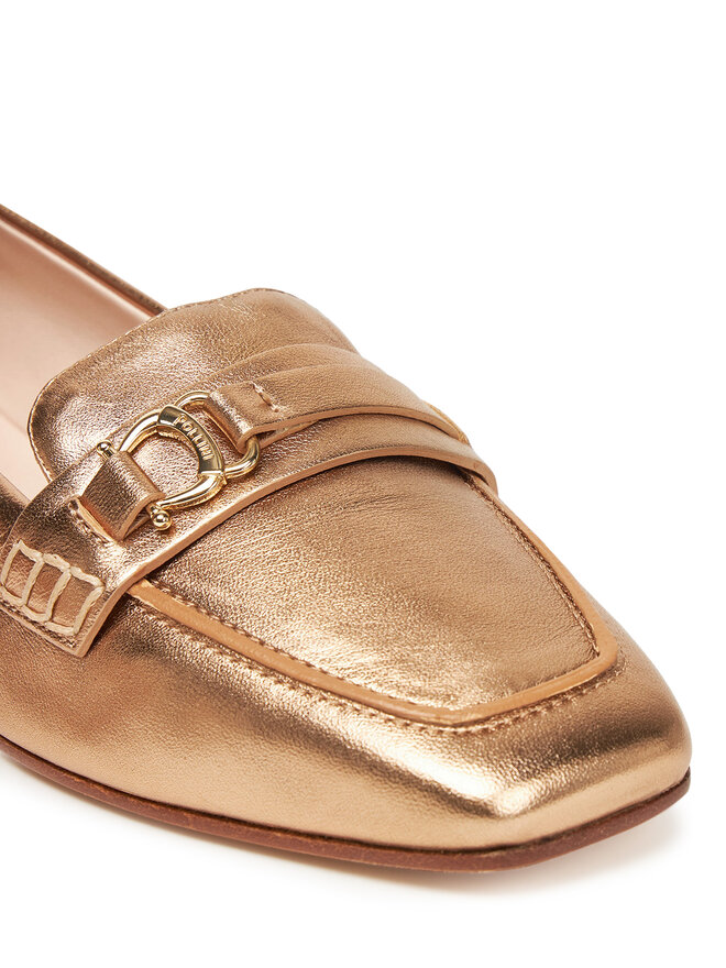 Pollini Loaferice Pollini PA10121C0MPE0900 Zlatna