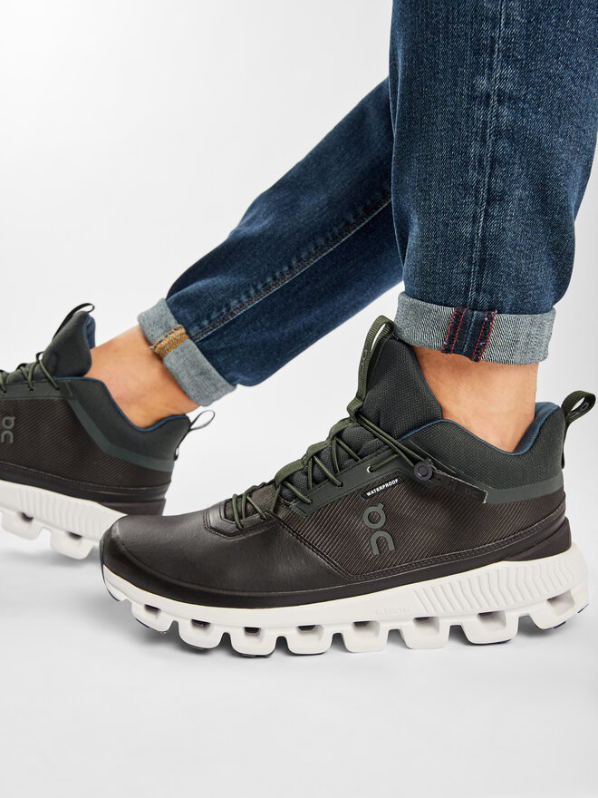 On Снікерcи On Cloud Hi Waterproof 2899675 Зелений