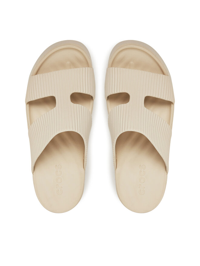 Crocs Şlapi Crocs Getaway Groove Platform HStrap 210701 Bej