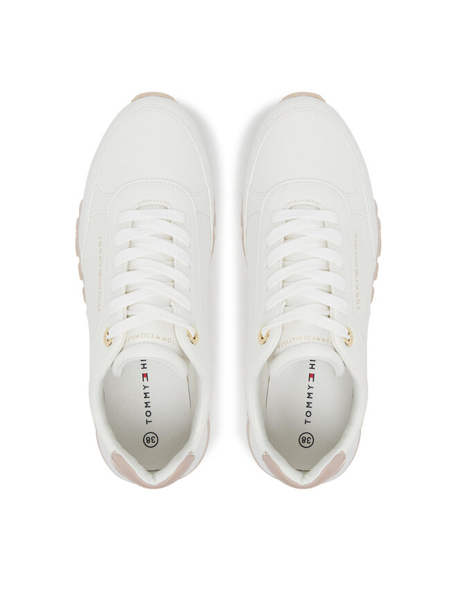 Tommy Hilfiger Снікерcи Tommy Hilfiger Low Cut Lace-Up T3A9-33996-1355A Білий