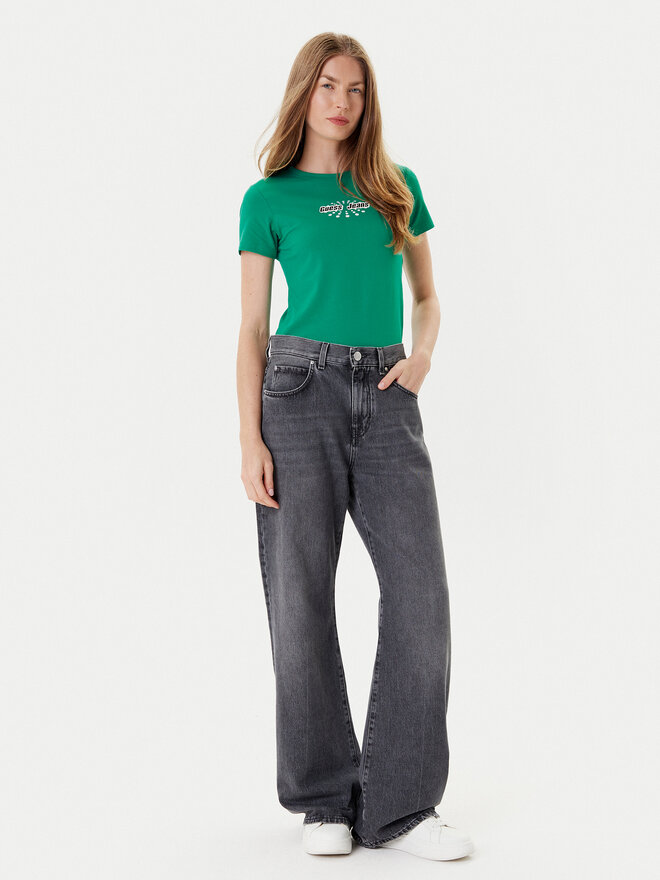 Guess Jeans Guess Jeans T-Shirt W5YI04 J1314 Grün Slim Fit
