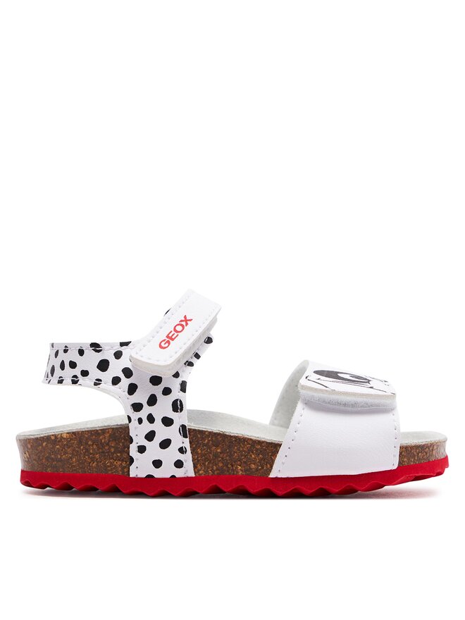 Geox Szandál Geox B Sandal Chalki Girl B452RB 0003W C0404 M Fehér