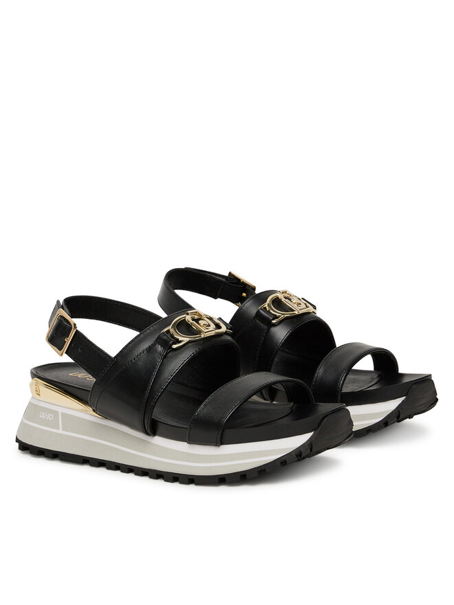 Liu Jo Sandali Liu Jo Maxi Wonder Sandal 30 BA5081 P0102 Črna