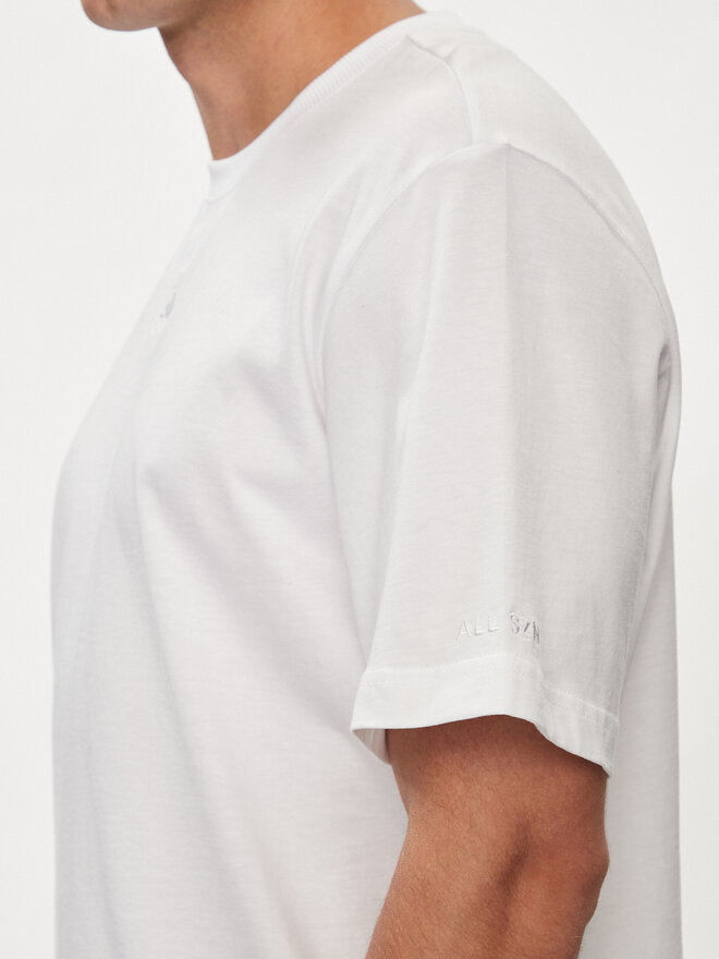 adidas adidas Marškinėliai ALL SZN IC9788 Balta Loose Fit