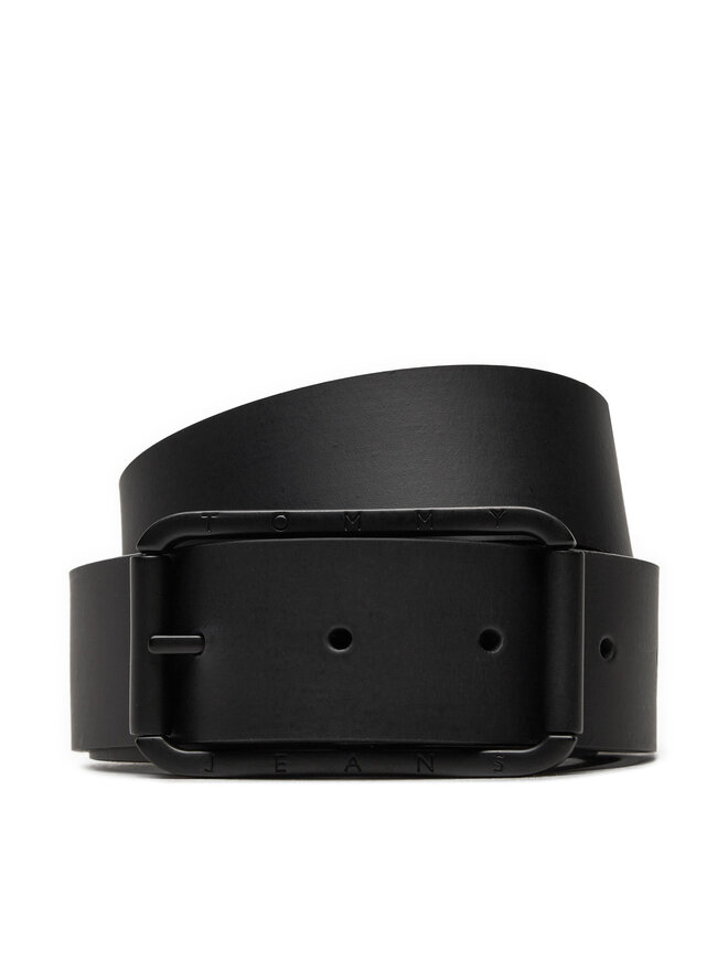 Tommy Jeans Ζώνη Ανδρική Tommy Jeans Tjm Rex. Travel Buckle AM0AM12970 Μαύρο