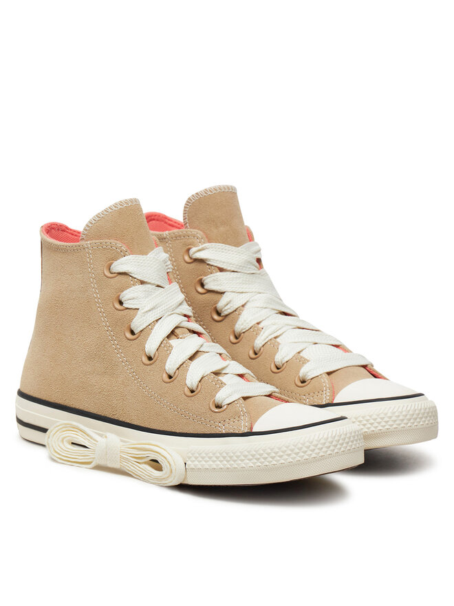 Converse Trampki Converse Chuck Taylor All Star Suede Hi A10416C Brązowy