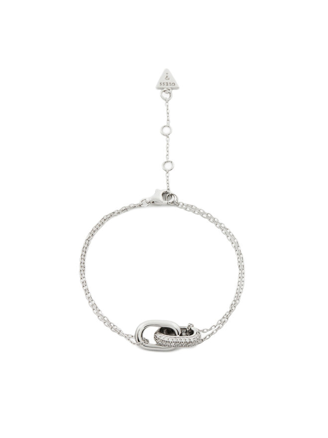 Guess Bransoletka Guess JSBB04 551JW Srebrny