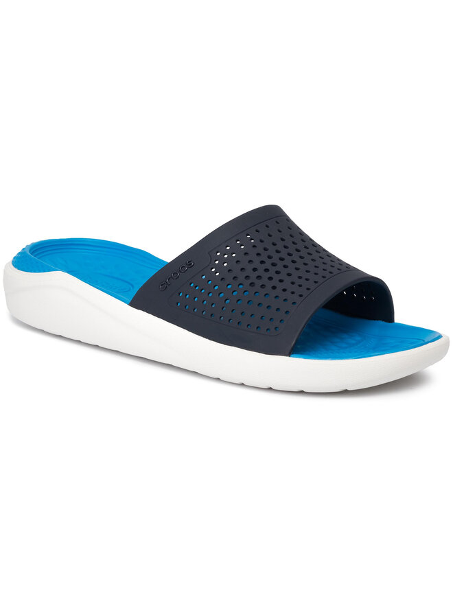 Crocs Pantoletten Crocs Literide Slide 205183 Dunkelblau
