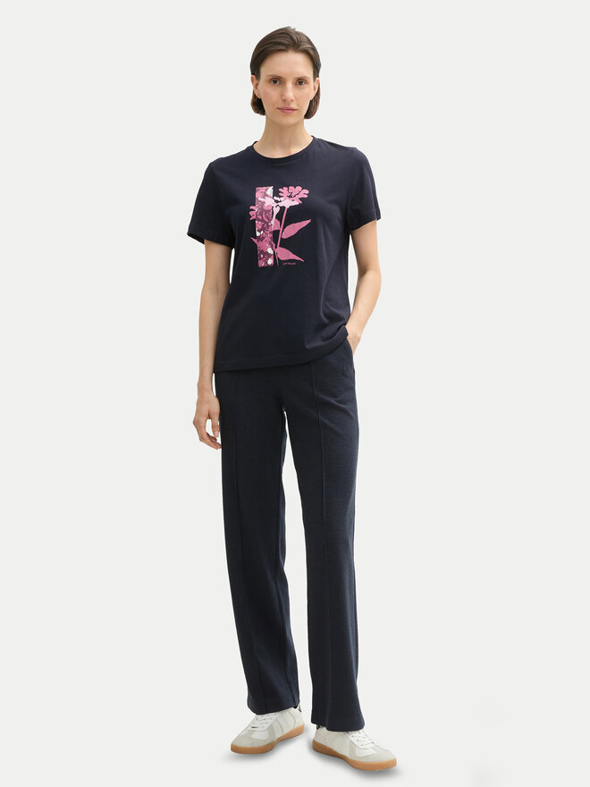 Tom Tailor Tom Tailor Póló 1043104 Sötétkék Regular Fit