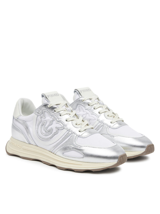 PINKO Sneakersy PINKO Zoe 01 SS0087P085 Srebrny
