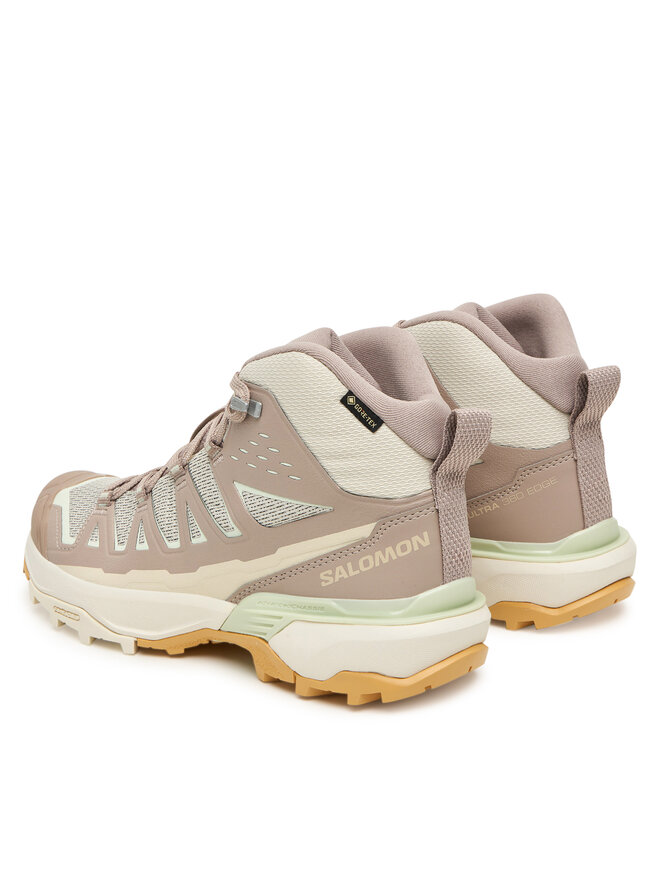 Salomon Trekingová obuv Salomon X Ultra 360 Edge Mid Gore-Tex L47816300 Béžová