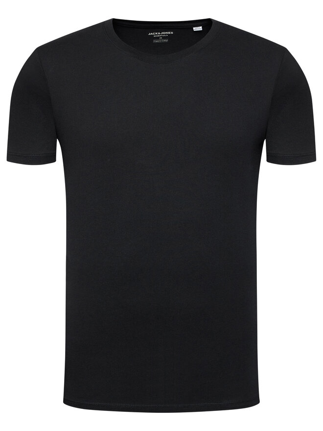 Jack&Jones Jack&Jones Marškinėliai Orrganic Basic 12156101 Juoda Slim Fit