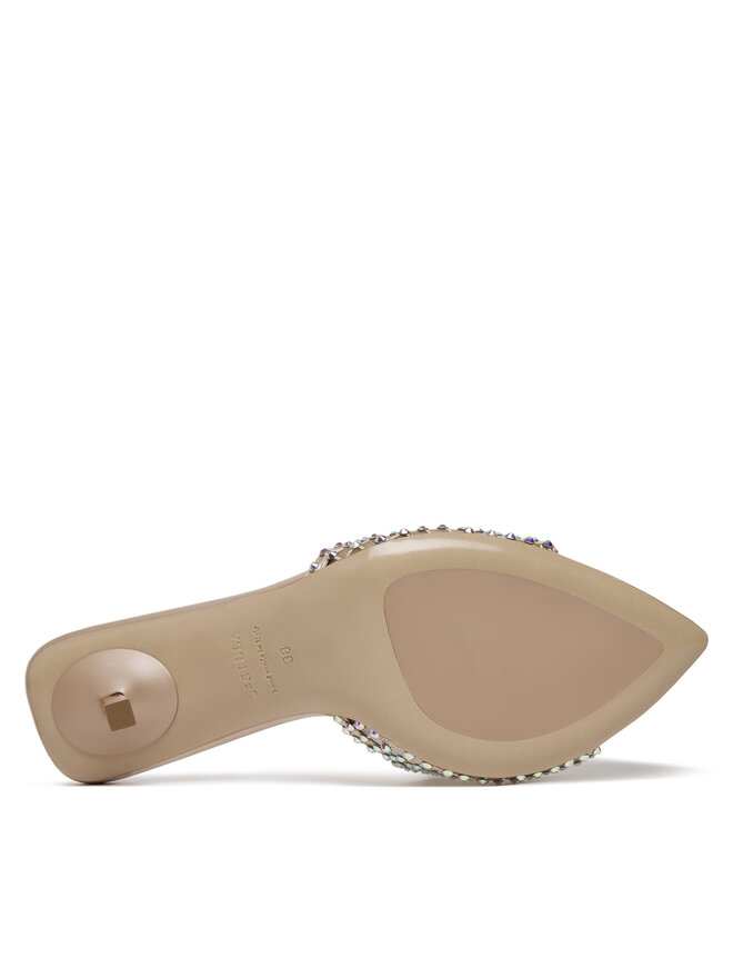 Le Silla Pantoletten Le Silla Glida 3440D080BXPXSAS Beige