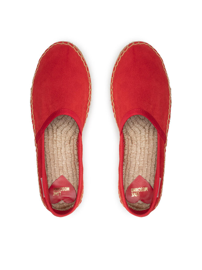 LOVE MOSCHINO Espadrilės LOVE MOSCHINO JA10063G1EIG0500 Raudona