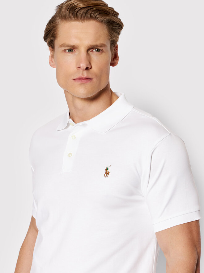 Polo Ralph Lauren Polo Ralph Lauren Poloshirt 710685514001 Weiß Slim Fit
