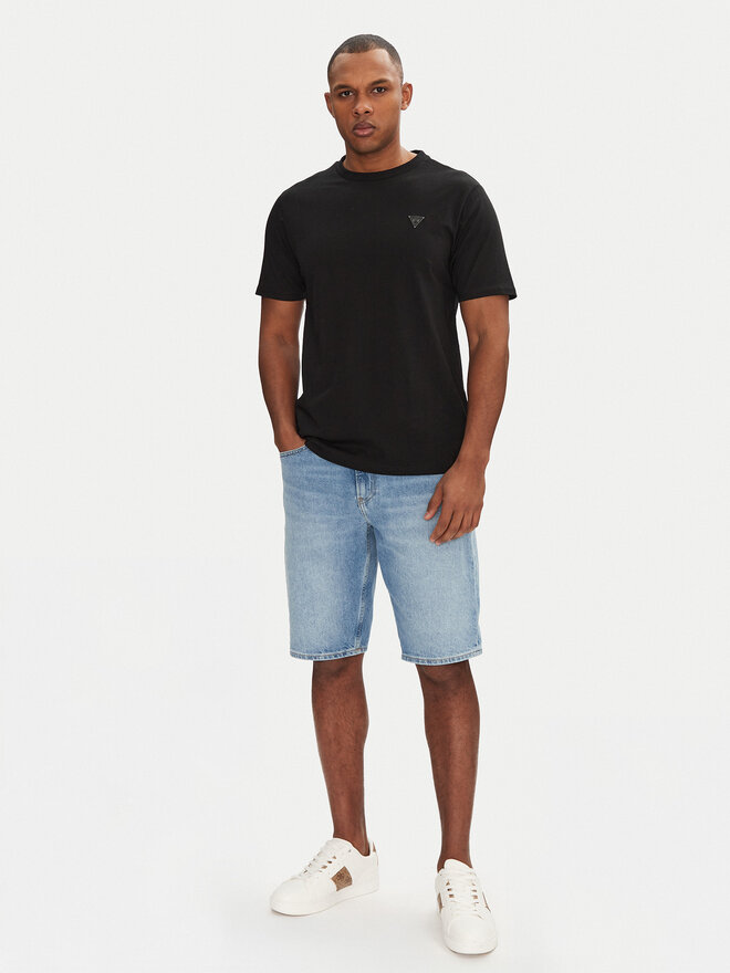 Guess Guess T-Shirt F3GI00 K8HM0 Μαύρο Regular Fit