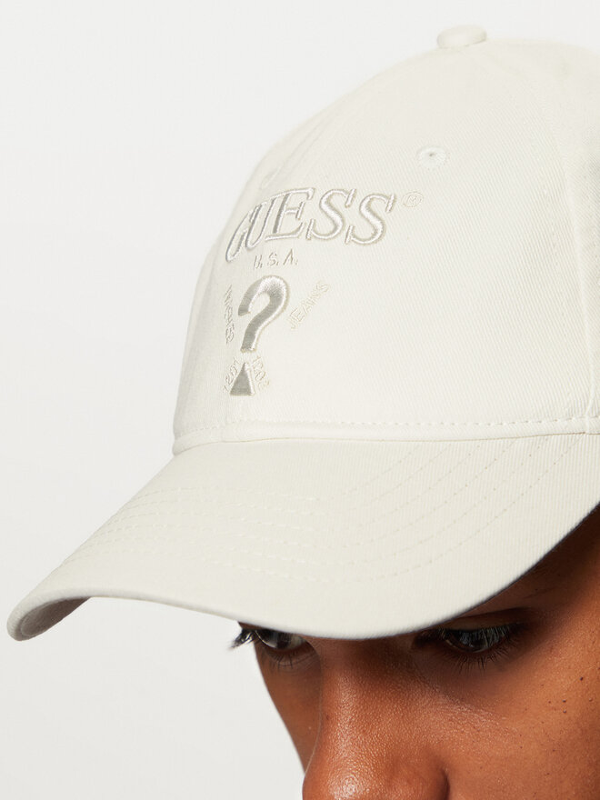 Guess Καπέλο Jockey Guess M5RZ11 WO07T Λευκό