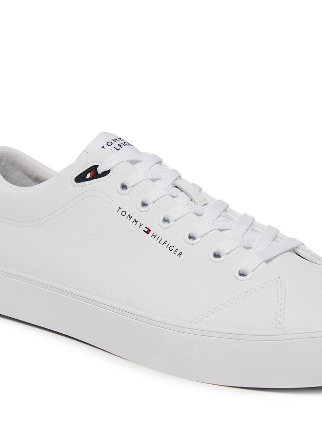 Tommy Hilfiger Sneakers Tommy Hilfiger Th Hi Vulc Core Low Lth Ii Ess FM0FM05511 Weiß