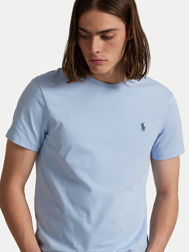 Polo Ralph Lauren Polo Ralph Lauren Camiseta 710671438444 Celeste Custom Slim Fit