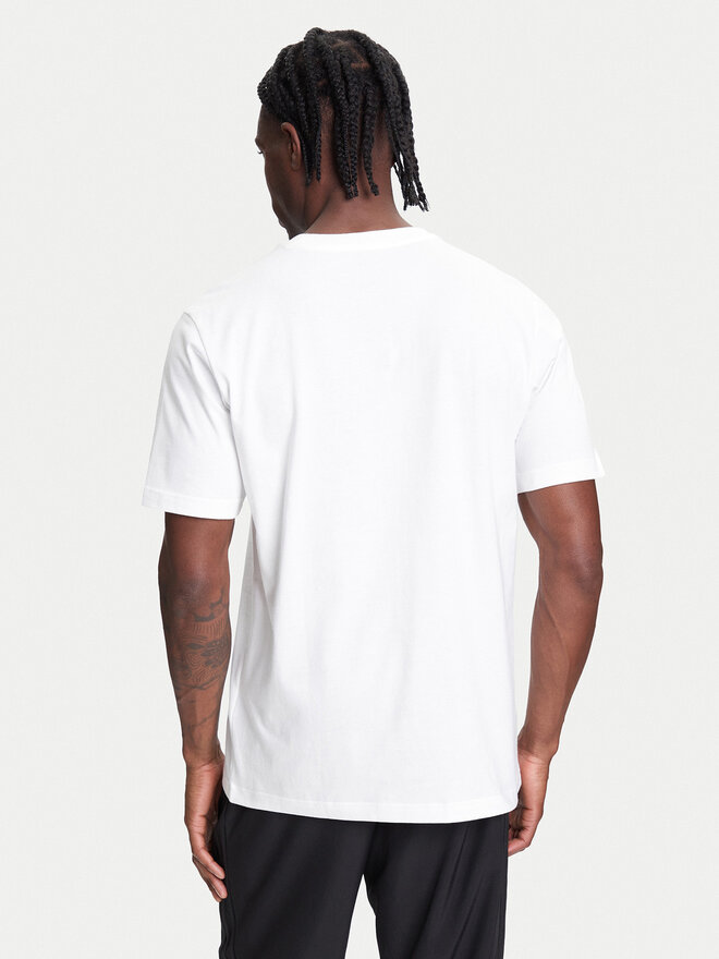 adidas adidas Marškinėliai Pennant Trim Graphic JL9226 Balta Regular Fit