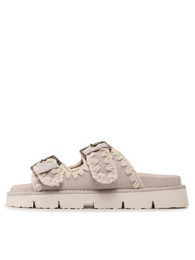 Mou Sandalen Mou New Bio With Buckles SW461005A Écru