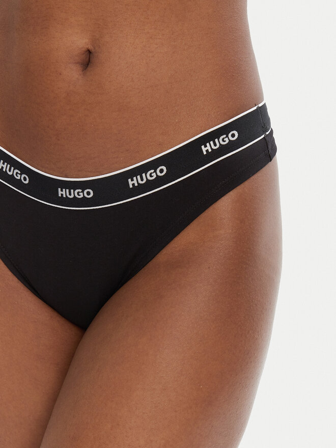 HUGO HUGO Σετ 3 τεμάχια στρίνγκ 50495870 Μαύρο